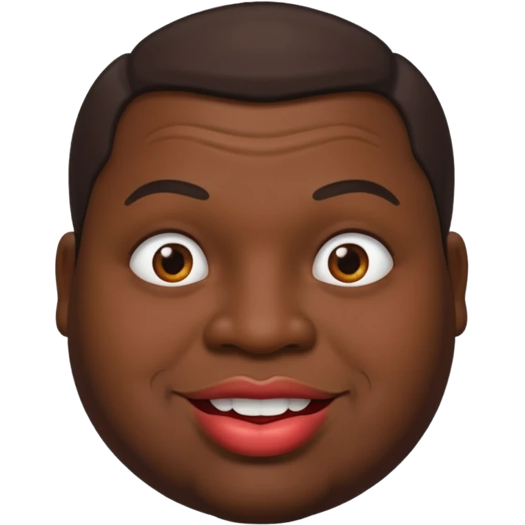 big lips fat guyt  emoji