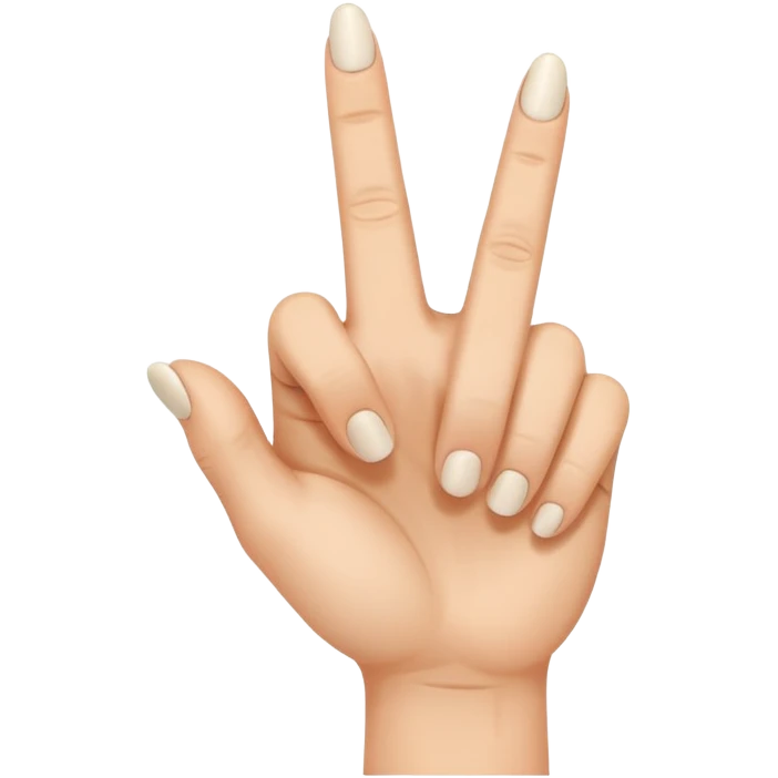 create a hand with middle finger down emoji