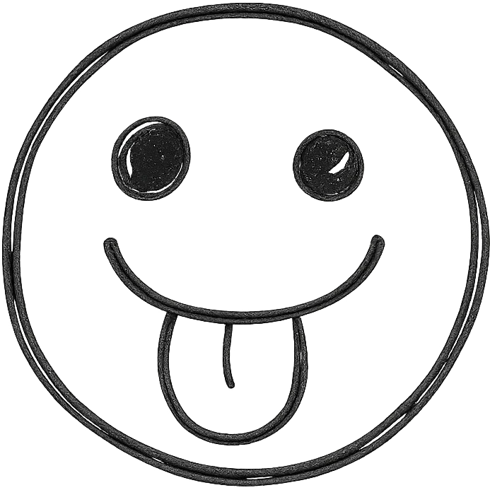 a face with a tongue sticking out emoji