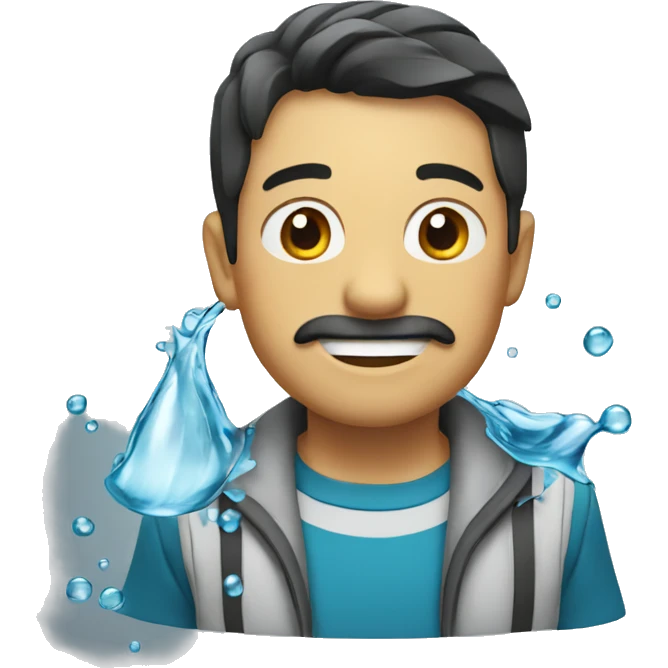 Basó con agua emoji