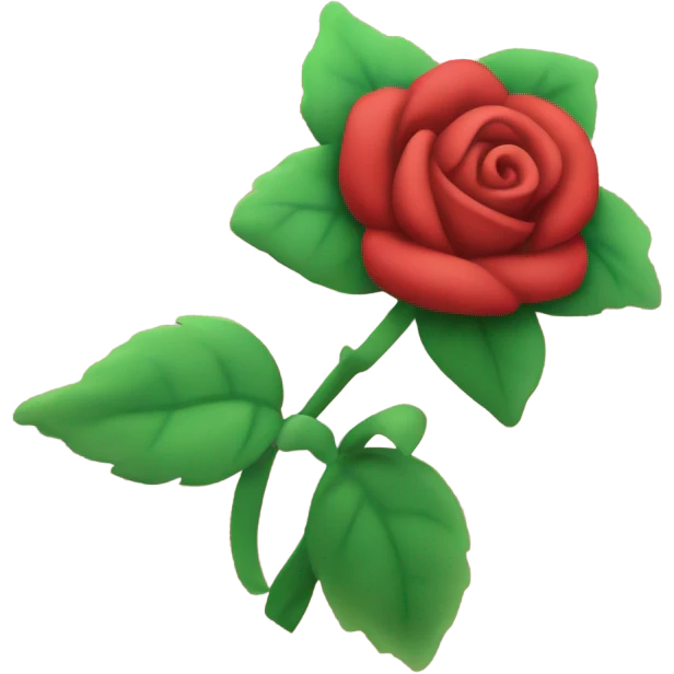 Rose toy emoji