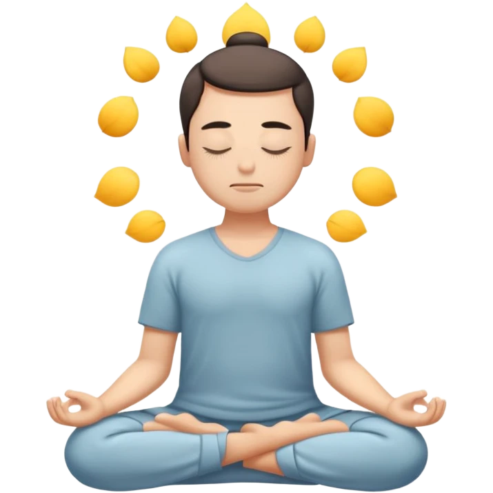 meditate emoji