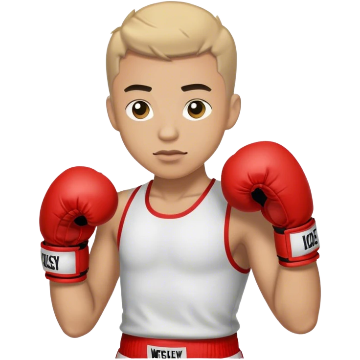 Wesley with boxing gloves on emoji