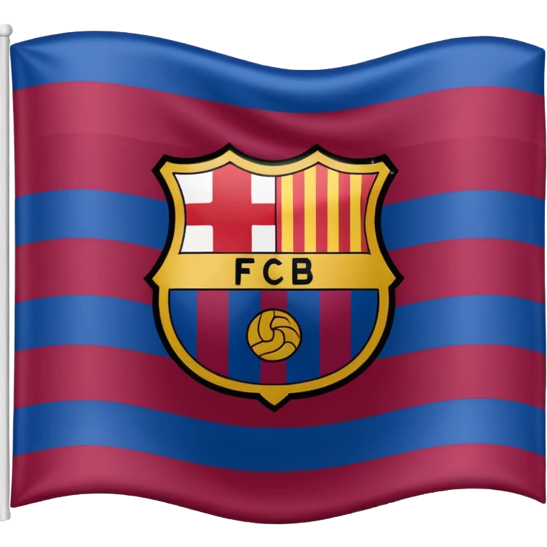 Create FC Barcelona flag emoji emoji