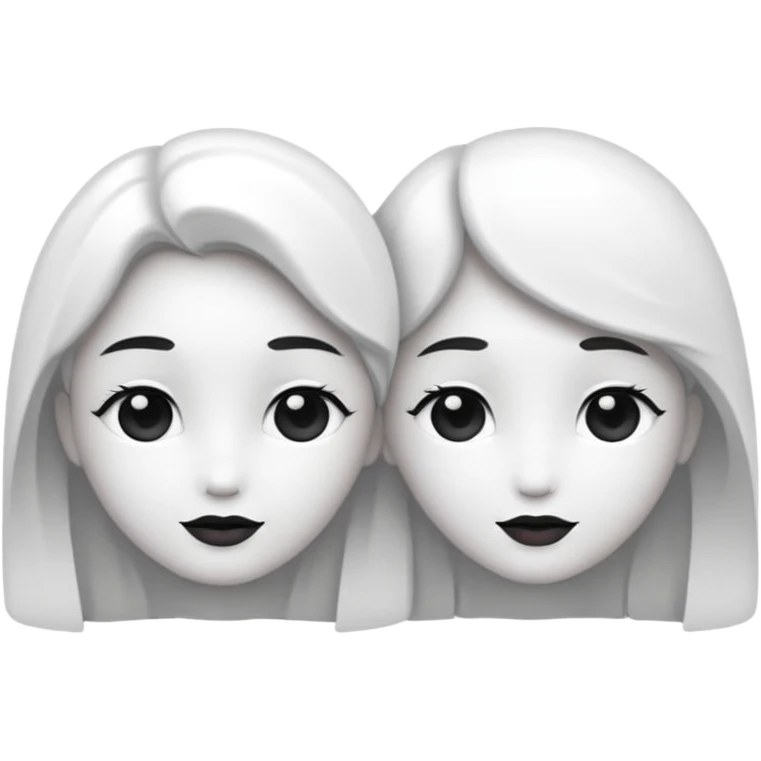 Dalla bianca e nera emoji