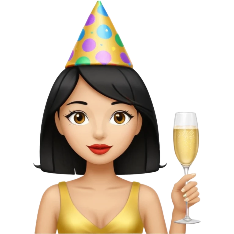 perfect but make the woman’s hair black emoji