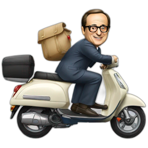 François Hollande scooter emoji