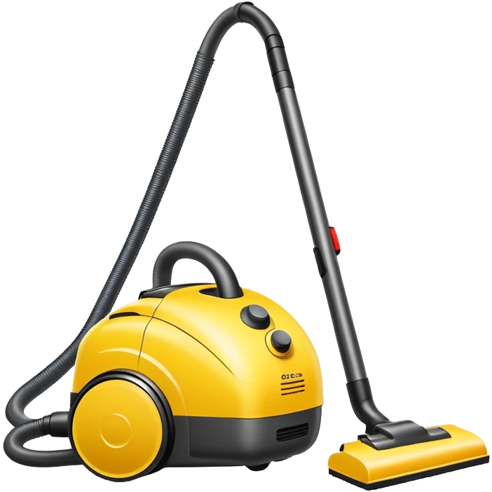 yellow Vacuum cleaner bag emoji
