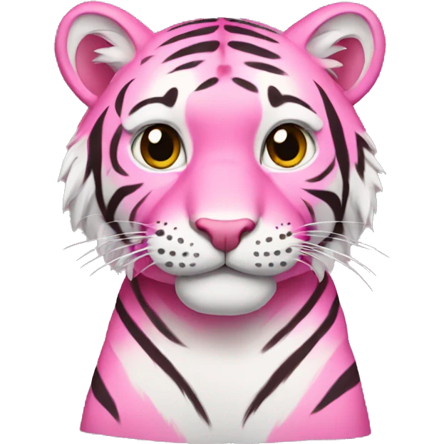 pink tiger  emoji