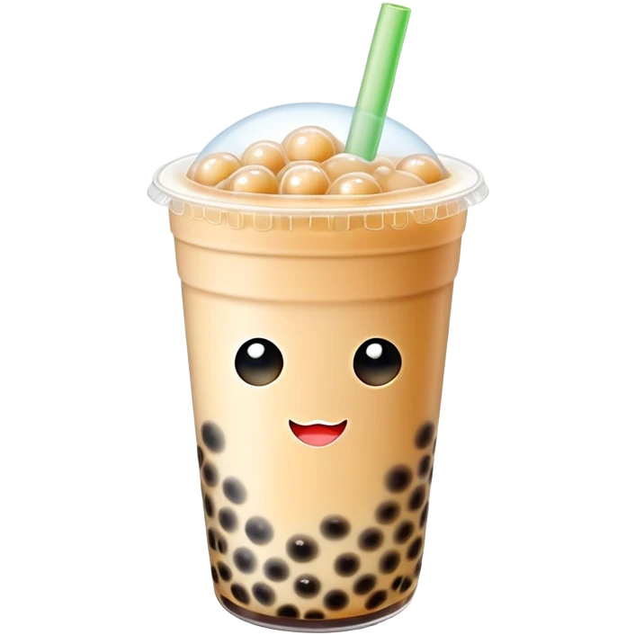 bubble tea with tapioca pearls emoji
