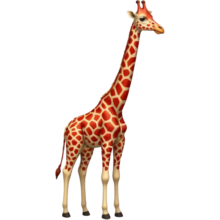 red giraffe emoji