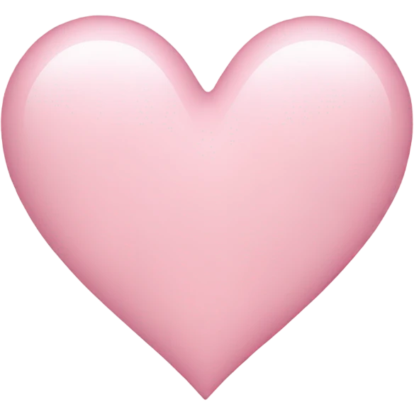 very light pink heart emoji