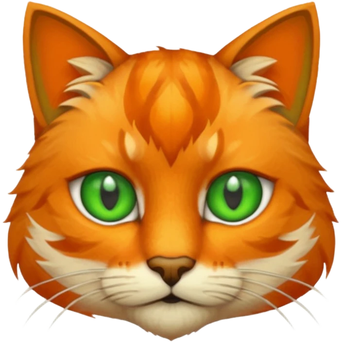 Face of Temple cat in game pixelized style emoji