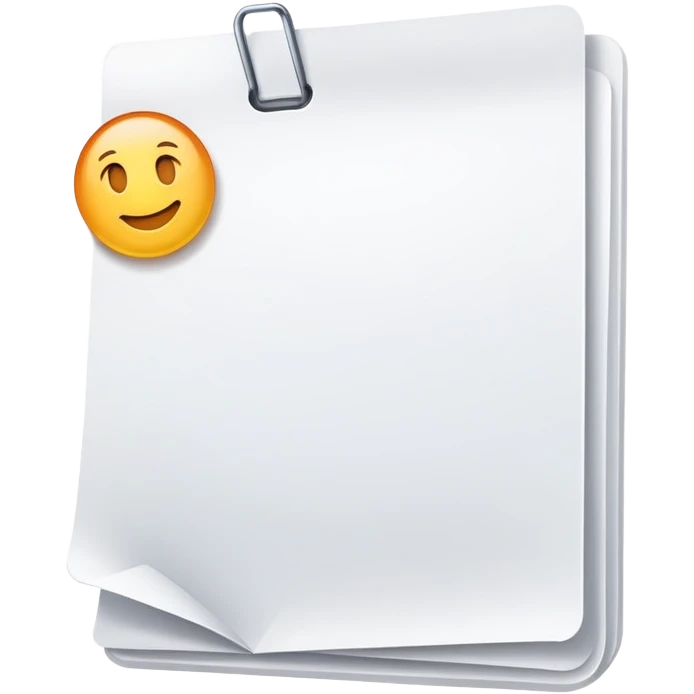 white document emoji