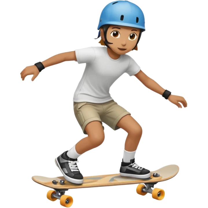 Bum riding skateboard  emoji