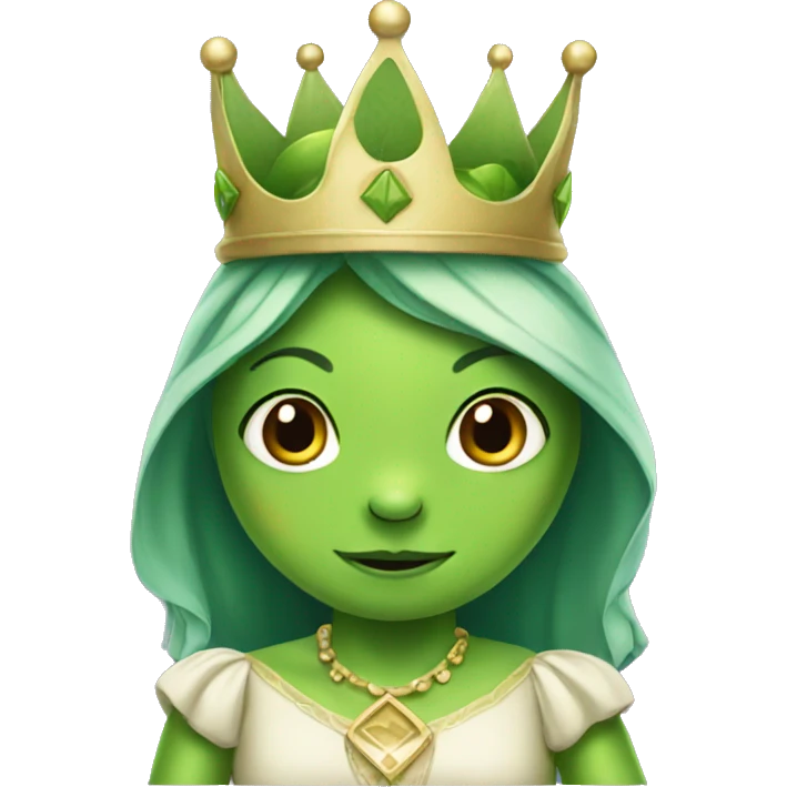 Frog princess emoji