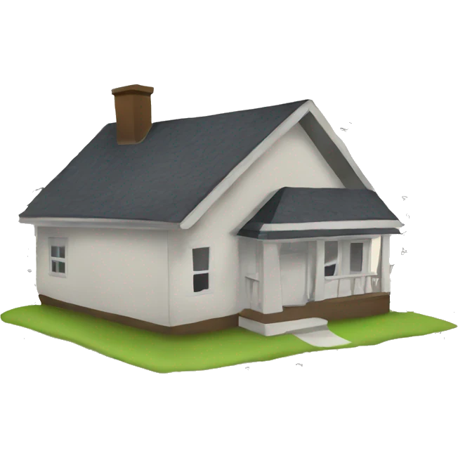 Emoji of house with notes emoji