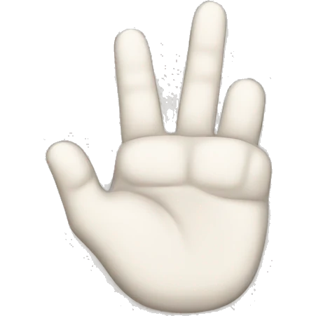 two index fingers touching emoji