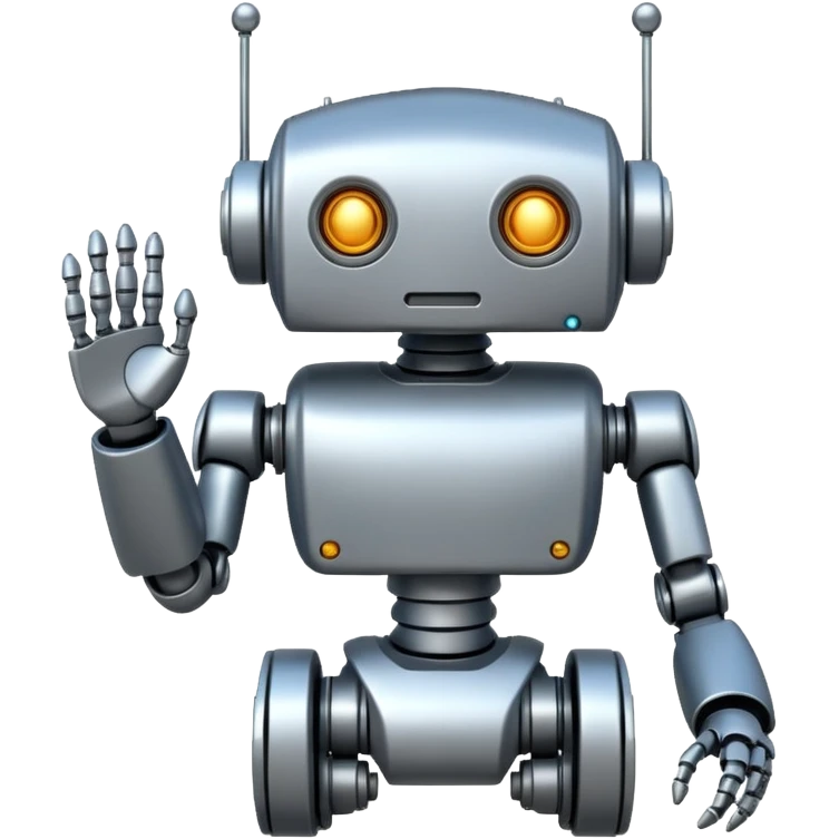 Robot making robot emoji