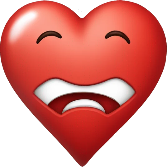 Red heart with teardrop emoji