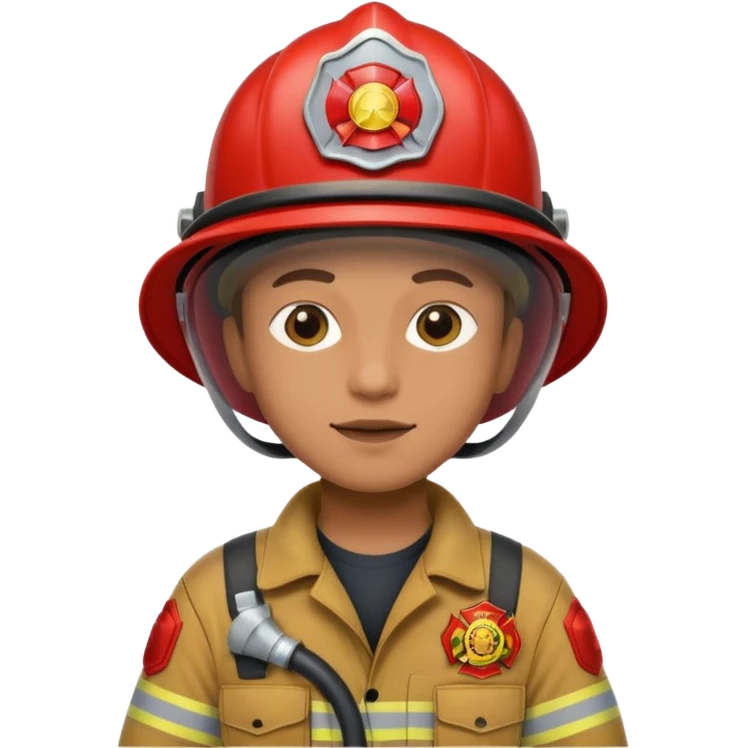 wild in firefighter suit emoji