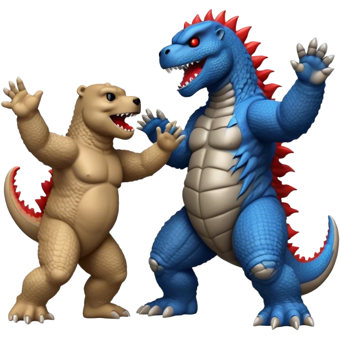Godzilla Grateful Dead dancing bear emoji