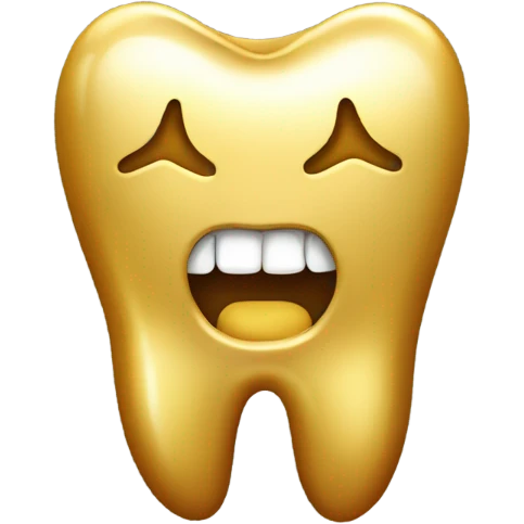 Gold tooth emoji