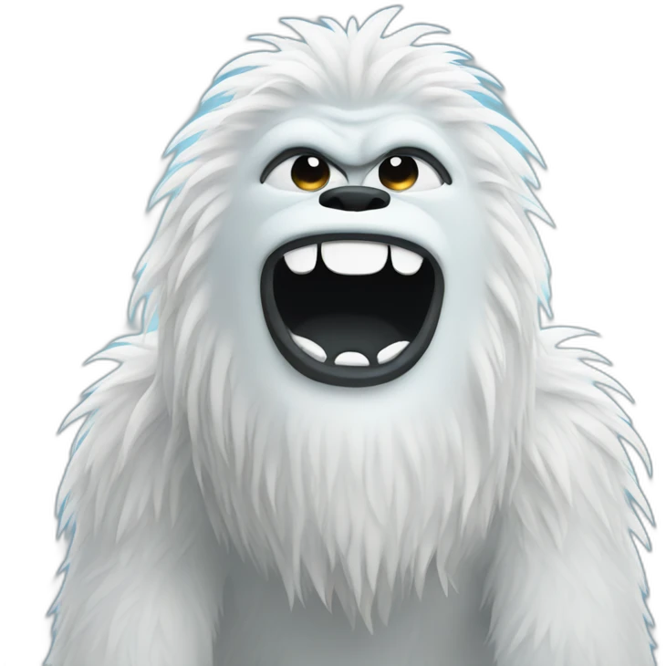 yetis saying good morning emoji