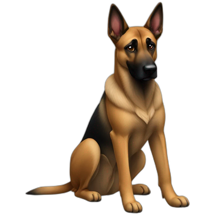 Malinois croisé berger allemand emoji