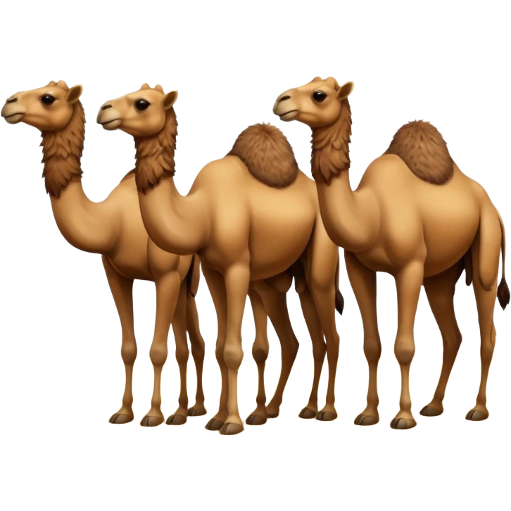 сделай фото верблюдов  emoji