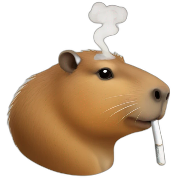 capybara smoking emoji
