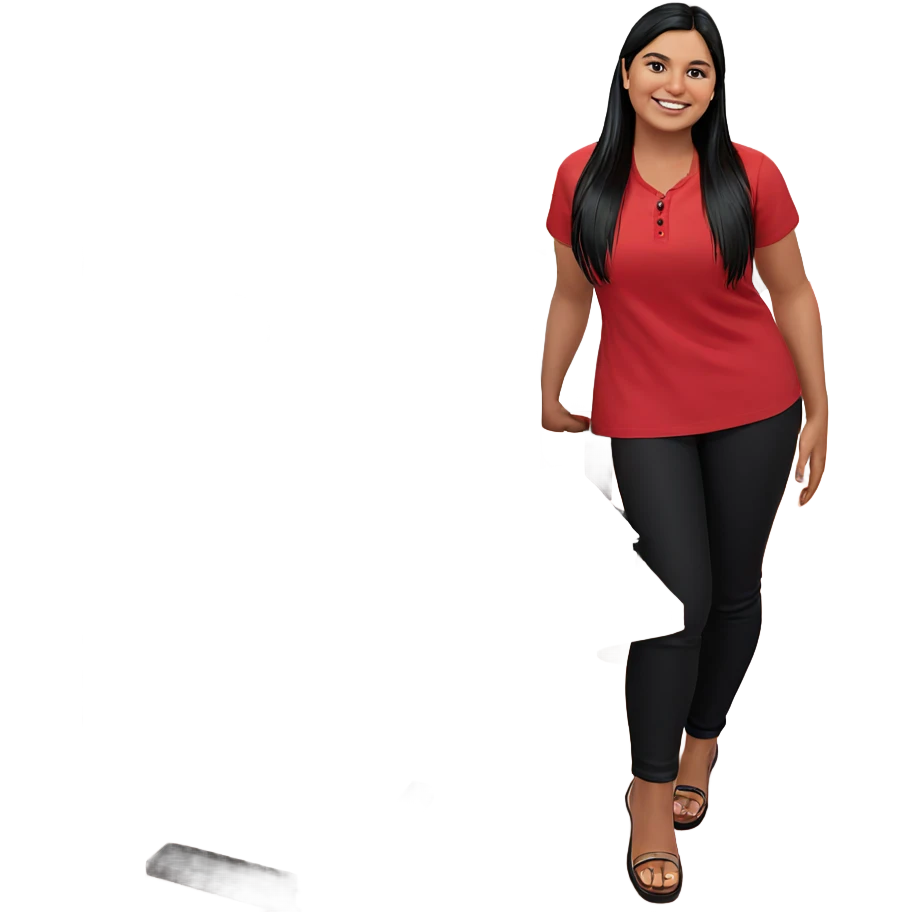 smiling male in red shirt emoji