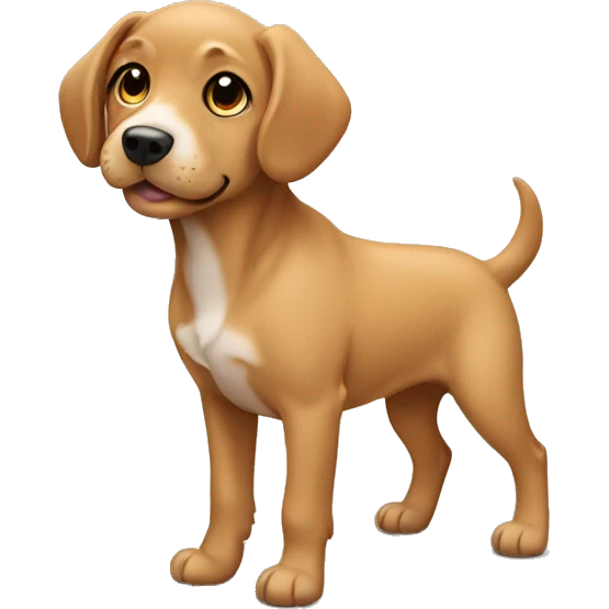 tan puppy emoji