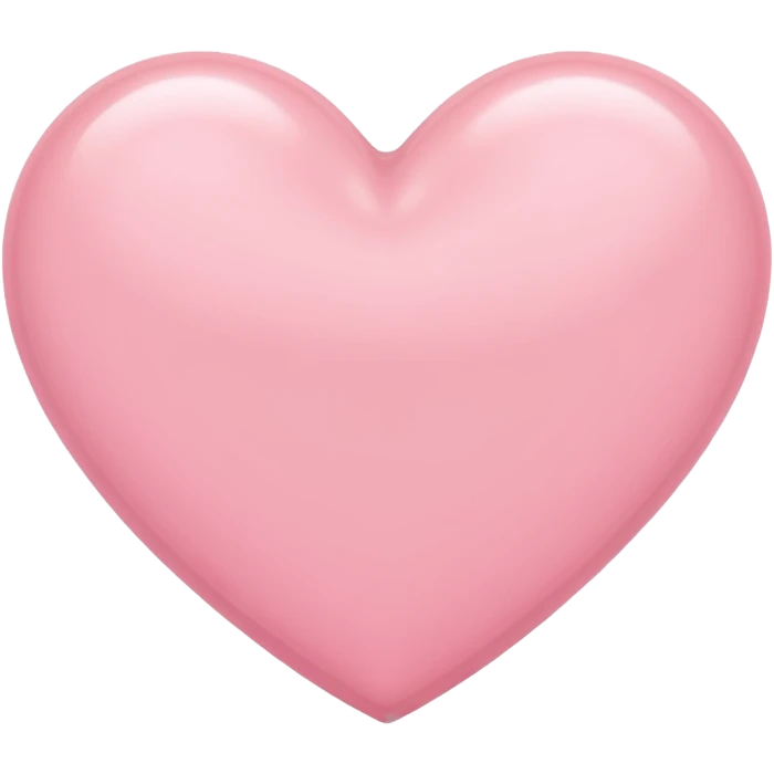 Light pink heart emoji