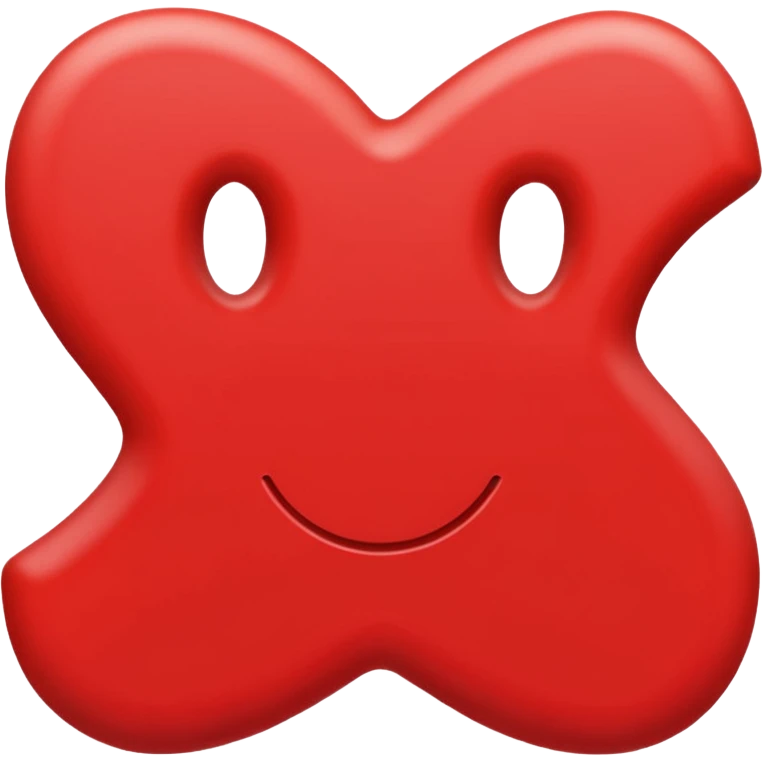 write "RED" emoji