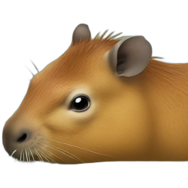 Capivara drinking mate emoji