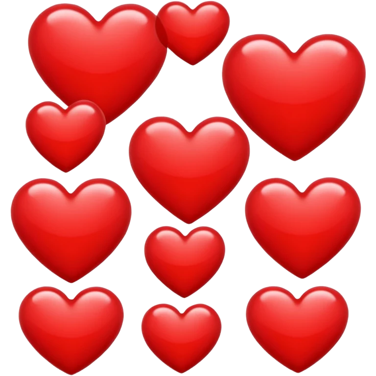 Cute hearts emoji