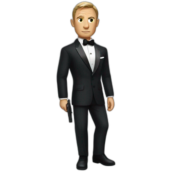 james bond daniel craig emoji
