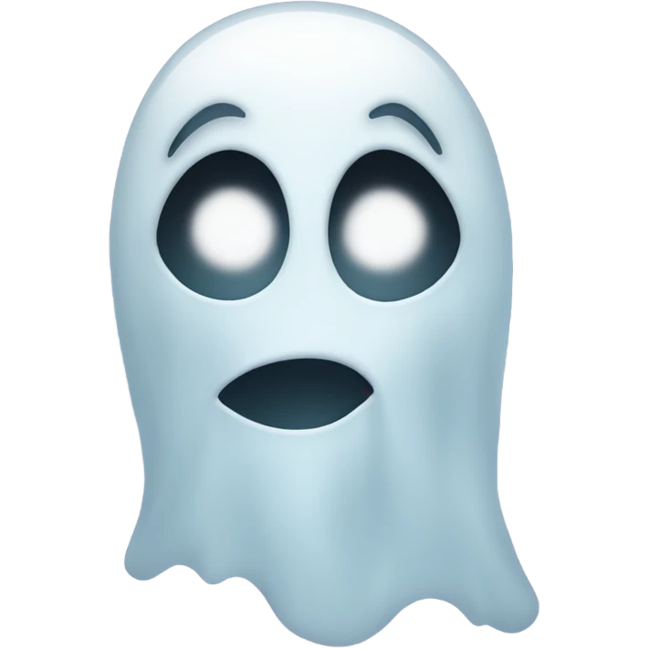 Ghost face emoji