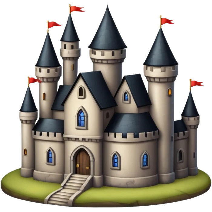 Дом с замком emoji