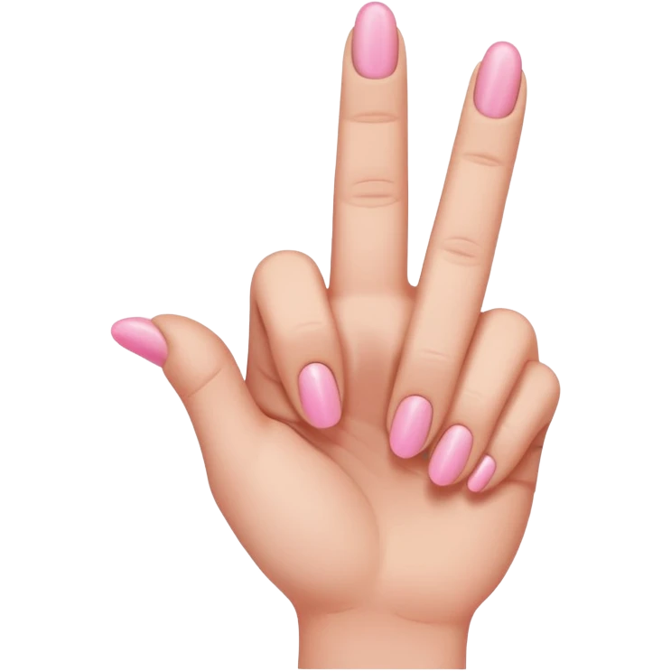 pink middle finger emoji