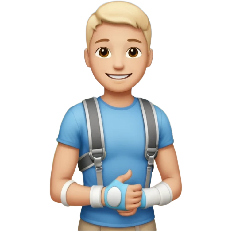 Ich fühle mich fröhlich, weil ich taglich positive Lust habe. Außerdem habe ich gestren Unfall gemacht. Uhhh aber … ich bin stark 💪🏼🦿🦾 emoji