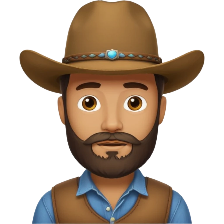 bearded cow boy emoji