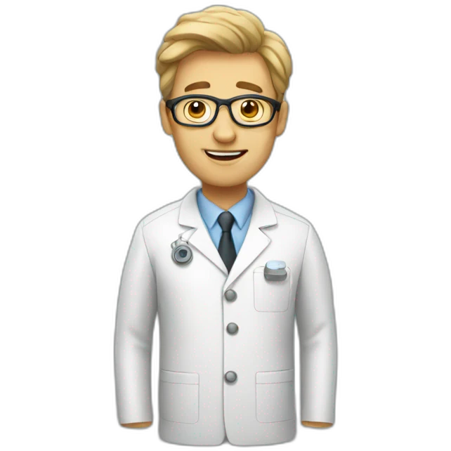 science guy fun emoji
