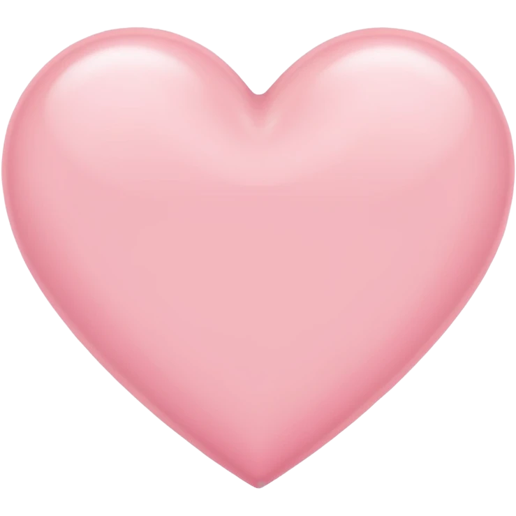 light pink heart emoji
