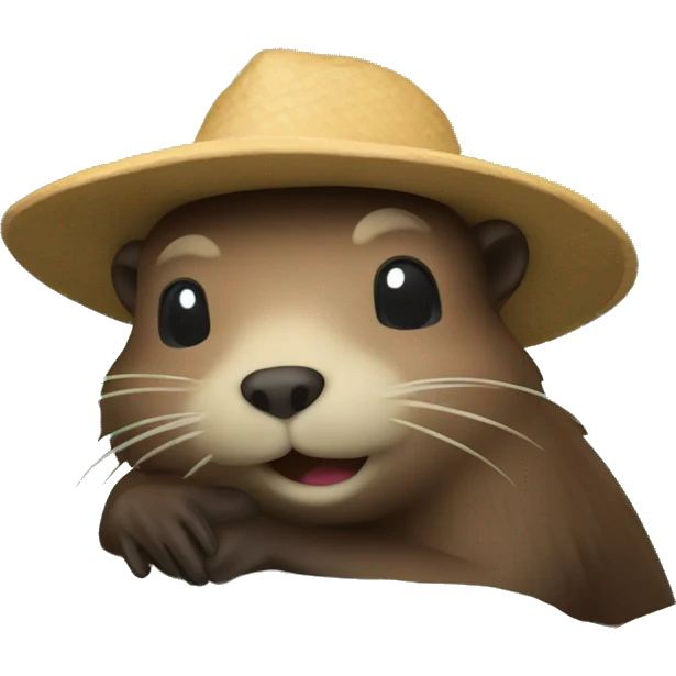 Beaver in Paradise  emoji