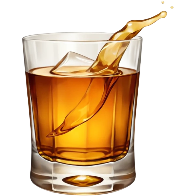 glass of whiskey emoji