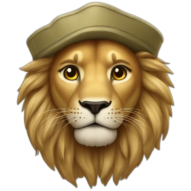 Soldat lion emoji