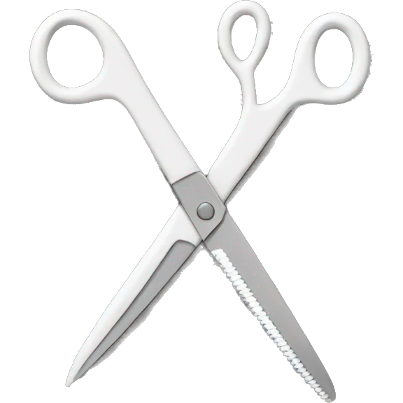 Scissors white emoji