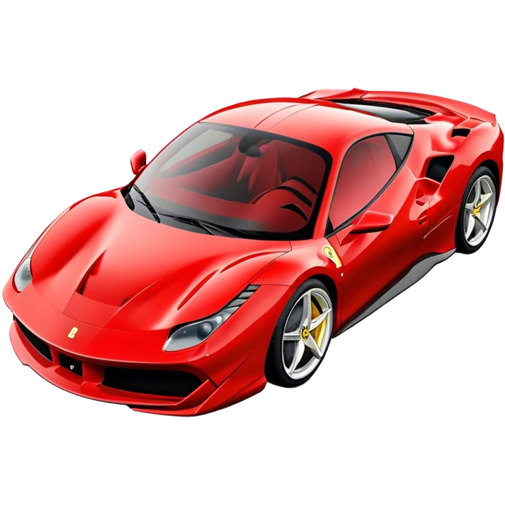 Ferrari 488 GTB - Ferrari (Model Year: 2020) (Iconic colour: Red) emoji